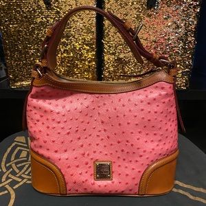❤️Pink Ostrich Dooney & Bourke Purse